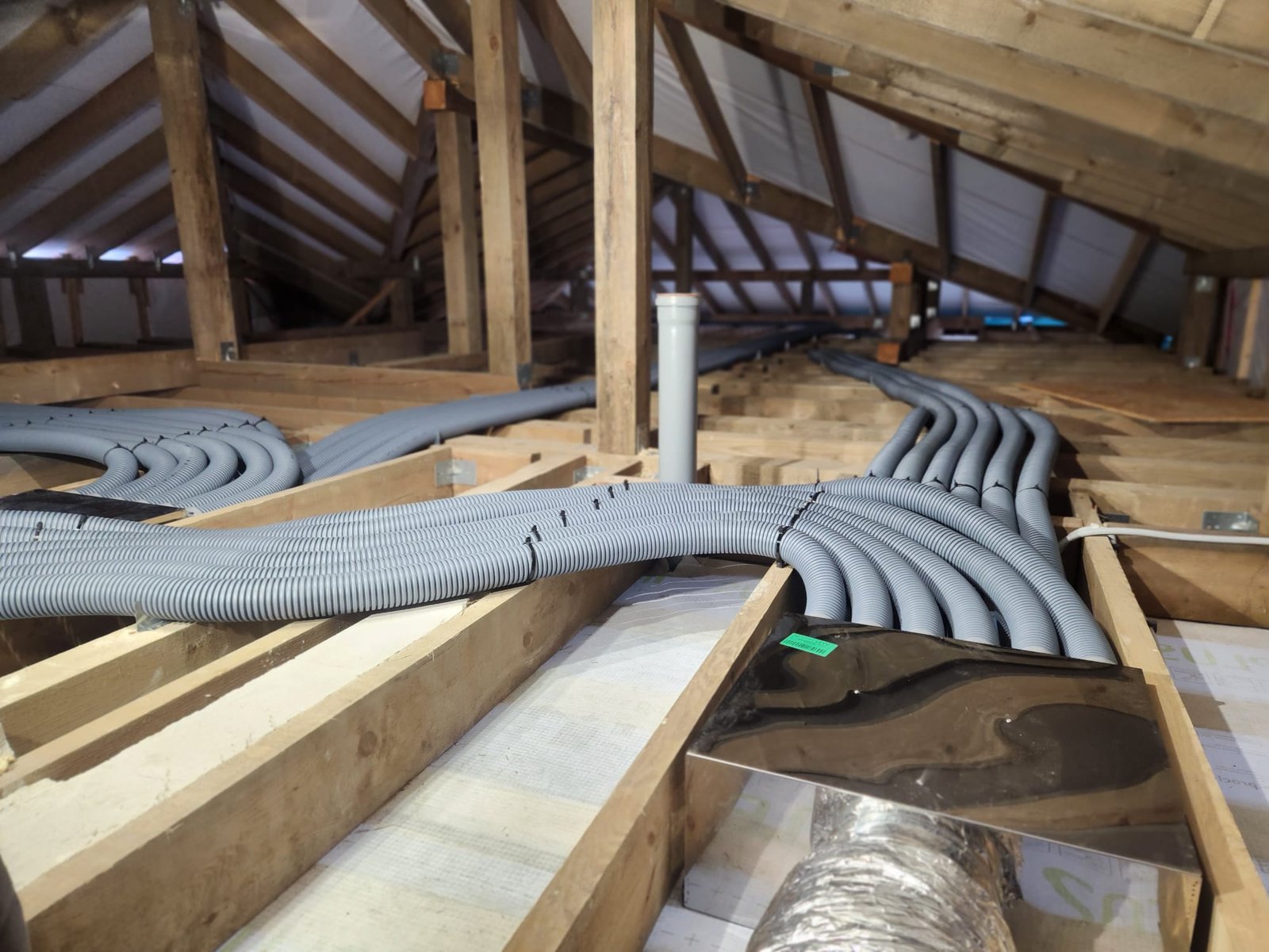 ventilācijas sistēmas - gaisavadu montāža