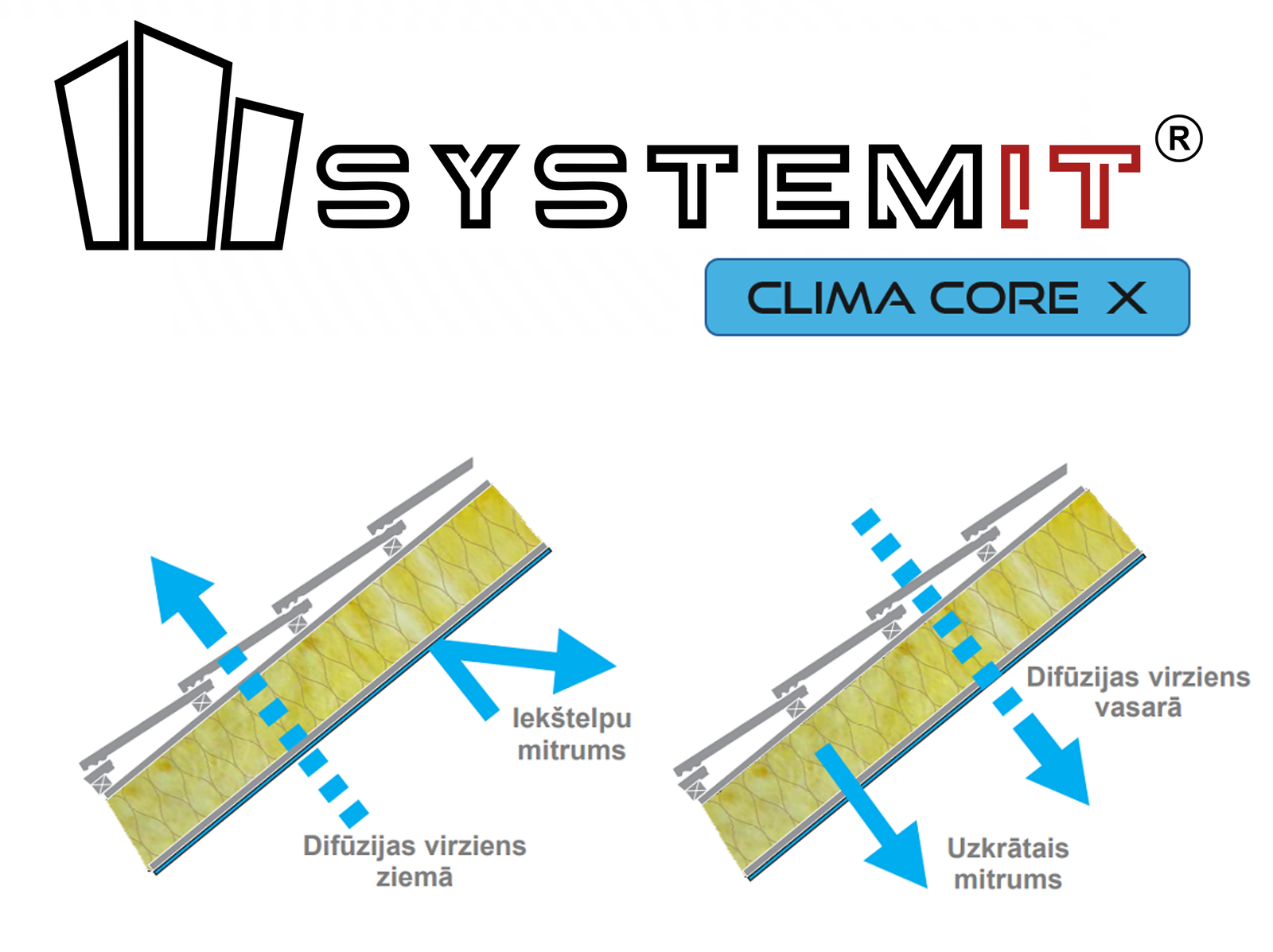 tvaika plēve - Systemit membrāna