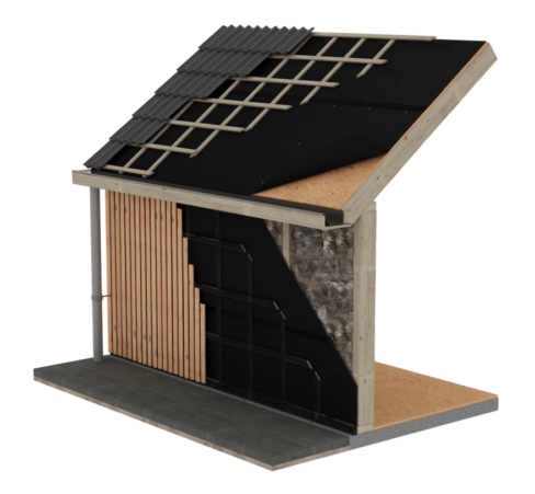 CORE Facade UV 3 slāņu fasādes membrāna (210g/m² - 75m² rullis) - Image 5