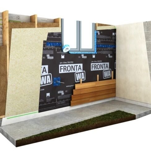 Solitex FRONTA WA fasādes membrāna (75m² rullis) - Image 7