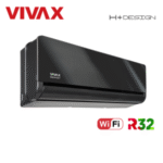 H-Design pelēki melns spogulis gaiss/gaiss siltumsūknis 5kW VIVAX