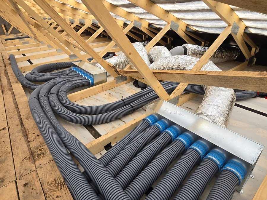 Gaisa kolektors SLIDE 6x90mm izvadi / 160mm ievads - Image 2