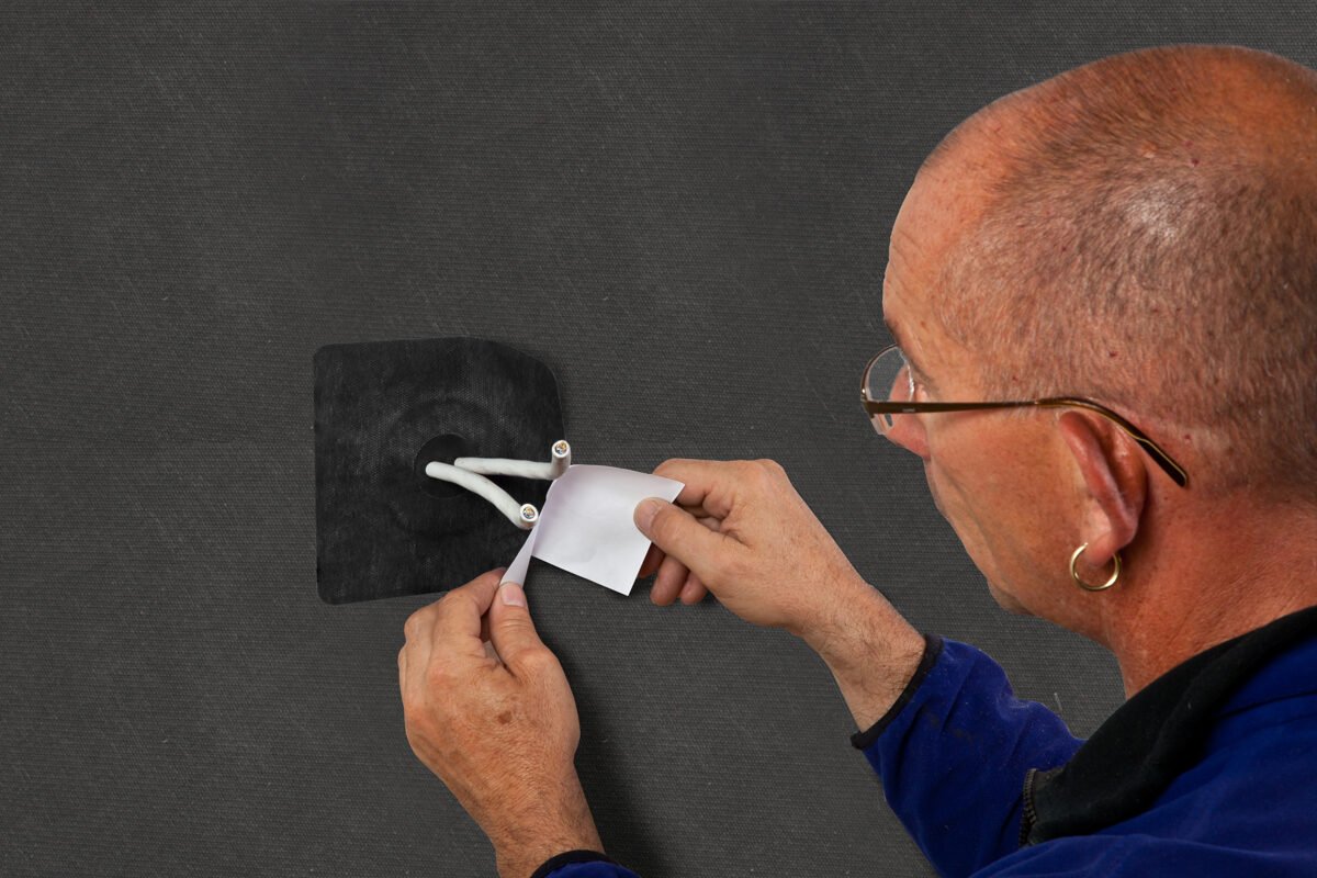 ProClima / Kaflex DUO 2 vadu manšete melna (Ø 4,8-12mm) 1AR04012 - Image 3