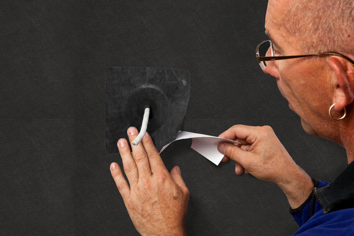 ProClima / Kaflex MONO vadu manšete melna (Ø 4,8-12mm) 1AR04011 - Image 2