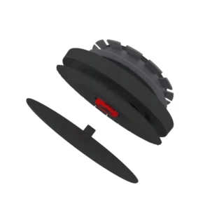 Pieplūdes difuzors melns LUNA no Zehnder