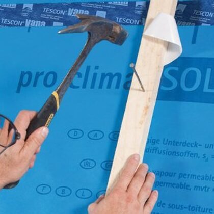 ProClima / Tescon NAIDECK plata divpusēja nagu blīvējuma lente (75mm x 20m) 1AR02152 - Image 2