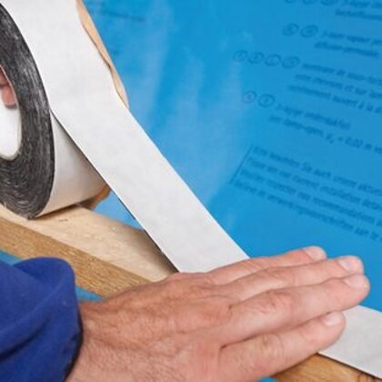 ProClima / Tescon NAIDECK plata divpusēja nagu blīvējuma lente (75mm x 20m) 1AR02152 - Image 4