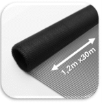 SYSTEMIT / INSECTO Black 1,2m insektu siets melns HD-PE (1,2m x 30m / 36m²rullis) 081181-80