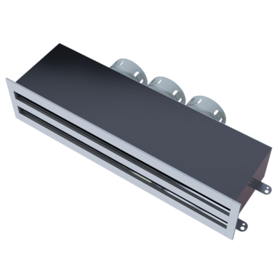 Wall dizaina difuzors reste sienā 3x90mm