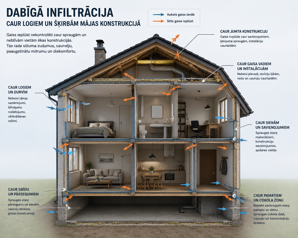 Infiltrācija un eksfiltrācija būvēgudri