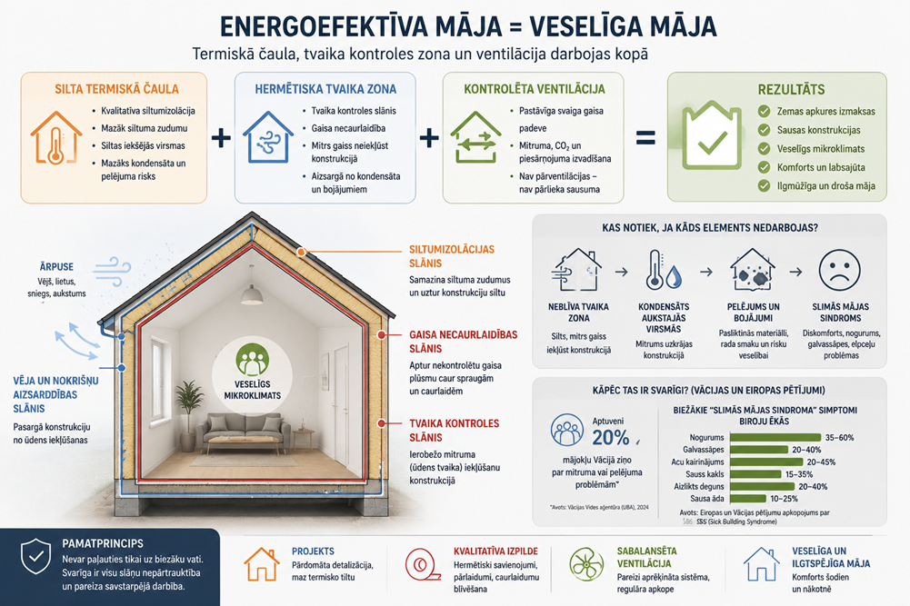 Slimās mājas sindroms Būve Gudri skaidro