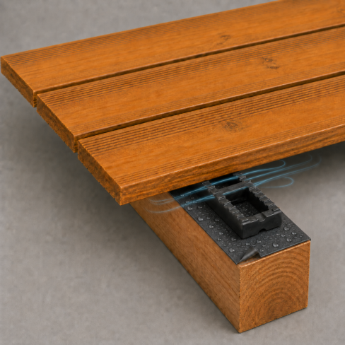 terases ventilācijas profilsTerrace Vent