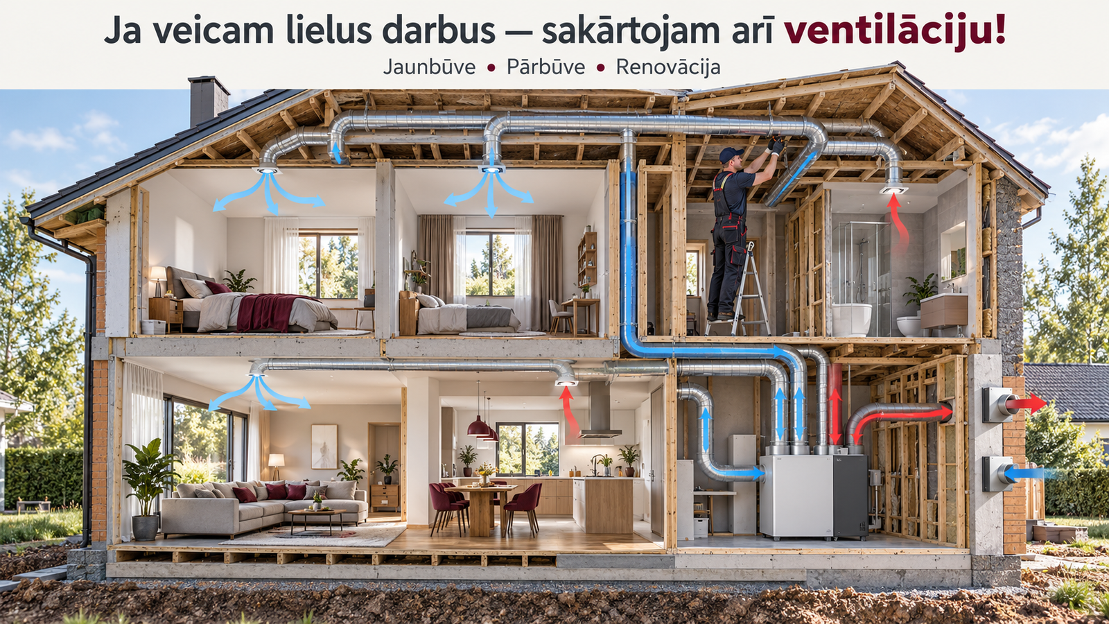 remontē domā arī par ventilāciju meklē risinājumus www.buvegudri.lv